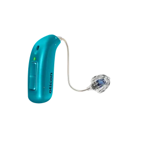 Oticon Play PX miniRITE R Akuamarin
